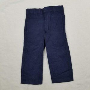 Vive La Fete Fine Wale Corduroy Navy Pants
